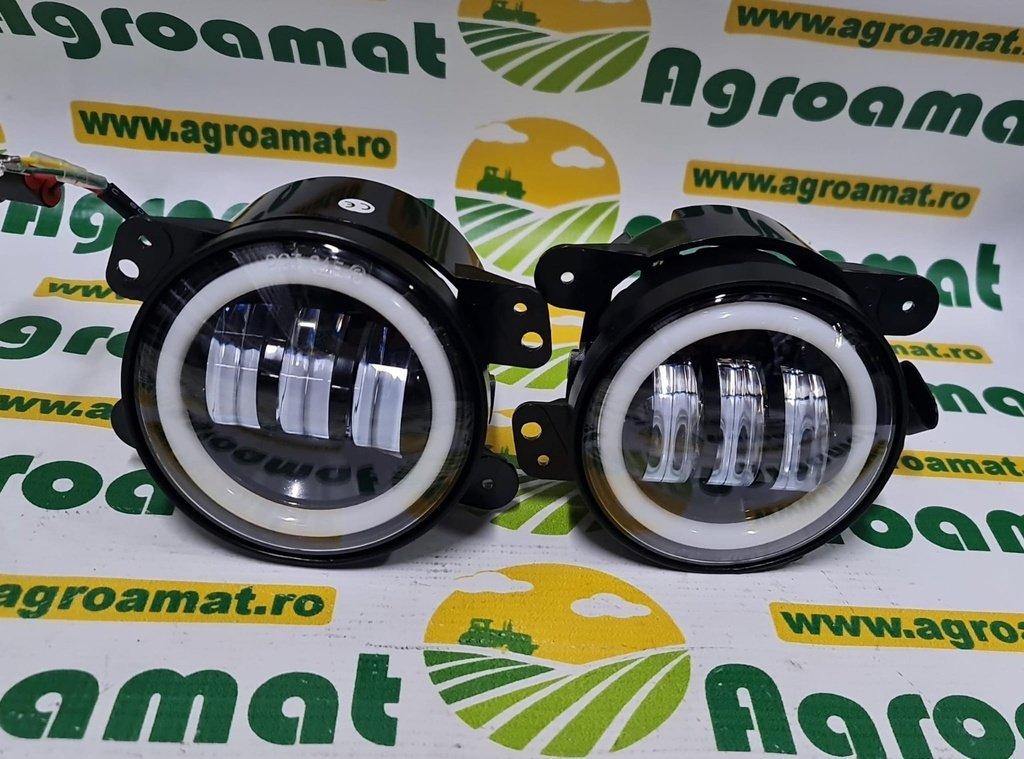 Set 2 Lampi Angel Eyes cu 6 Led-uri 10-60V 30W