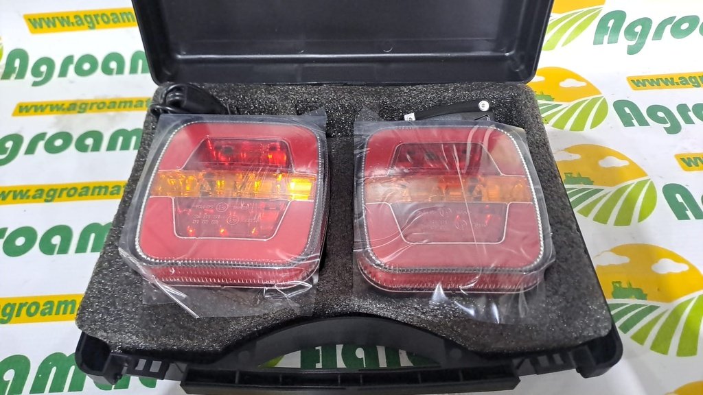 Set Lampi Led Spate Wireless cu Talpa Magnetica 10-30V