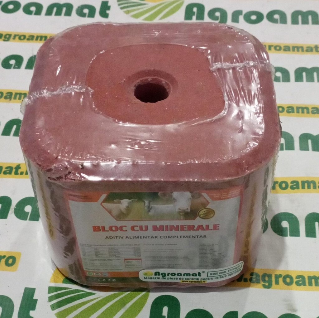 Bloc Sare 5kg cu Complex Minerale pentru Animale