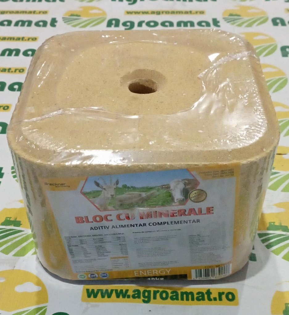 Bloc Sare 10kg cu Vitamine si Minerale pentru Animale