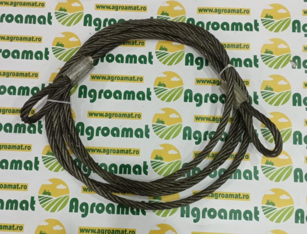 Sufa Tractiune din Otel 6x37 fi 16mm 6m cu 2 Ochiuri