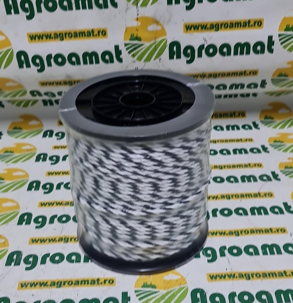Rola fir alb-negru fi 6mm, 6x0.3mm SS inox, 1.95 Ohm/m 200m