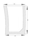 Geam Cabina 190030A5