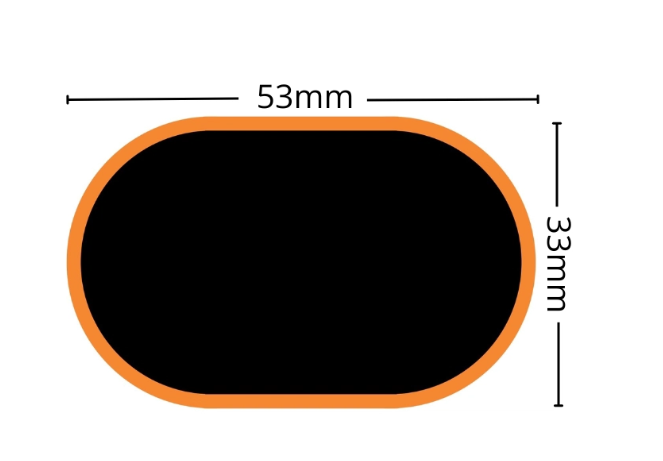 Petic Vulcanizare Oval 33x53mm