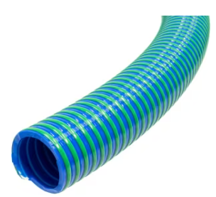 Furtun vidanjă din PVC albastru/verde 6"