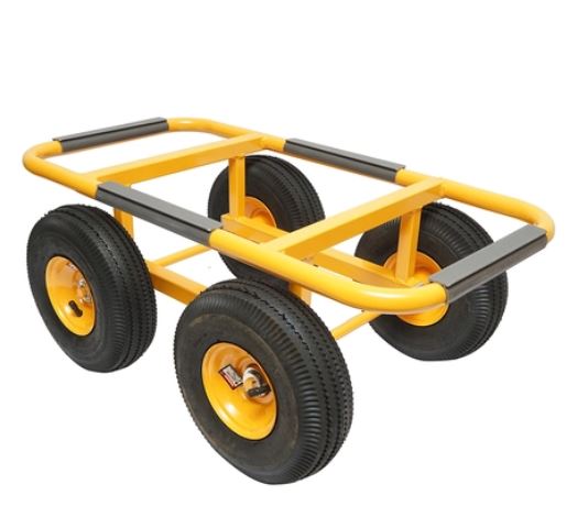 Carucior Metalic 750x380mm cu Roti 