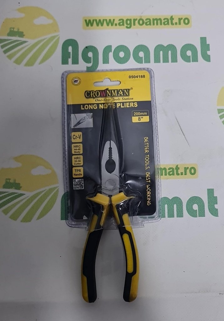 [AMAT1-70311] Cleste Patent cu Varf Lung Ascutit 200mm