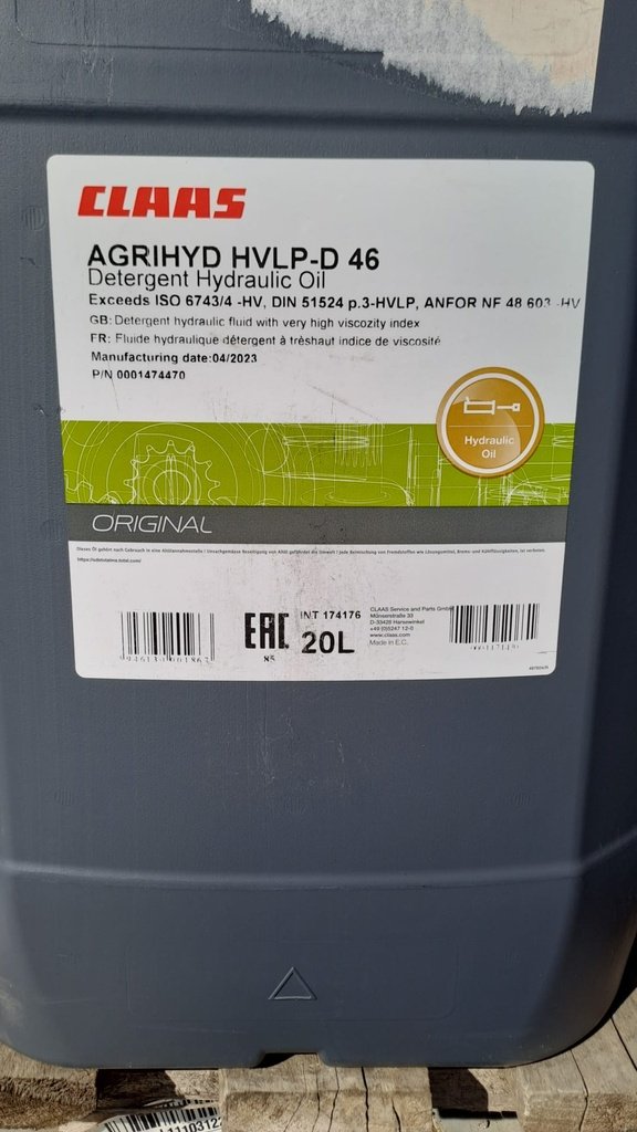 Ulei Claas Hidraulic AGRIHYD HVLPD 46 20L