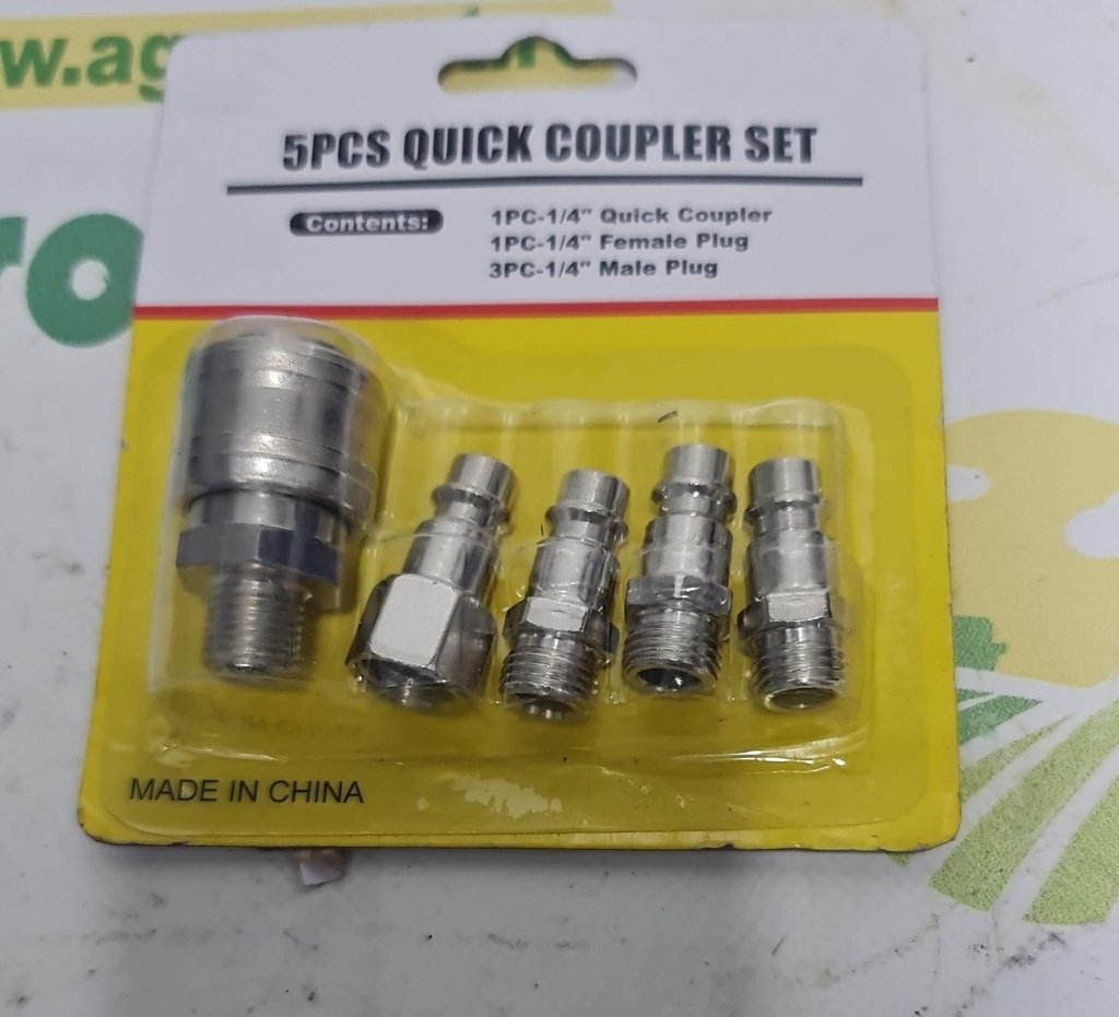 Set 5 Cuple Rapide 1/4 Furtunuri Aer Comprimat