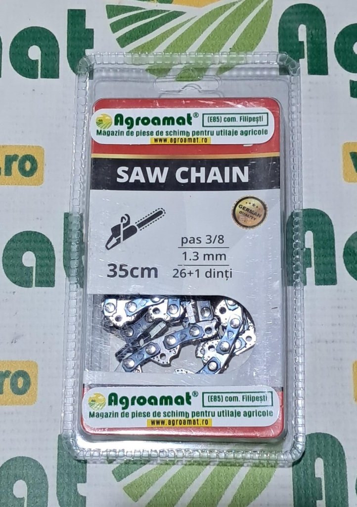 Lant Drujba Pas 3/8, 26+1 Dinti, 1.3mm, Lungime 35cm