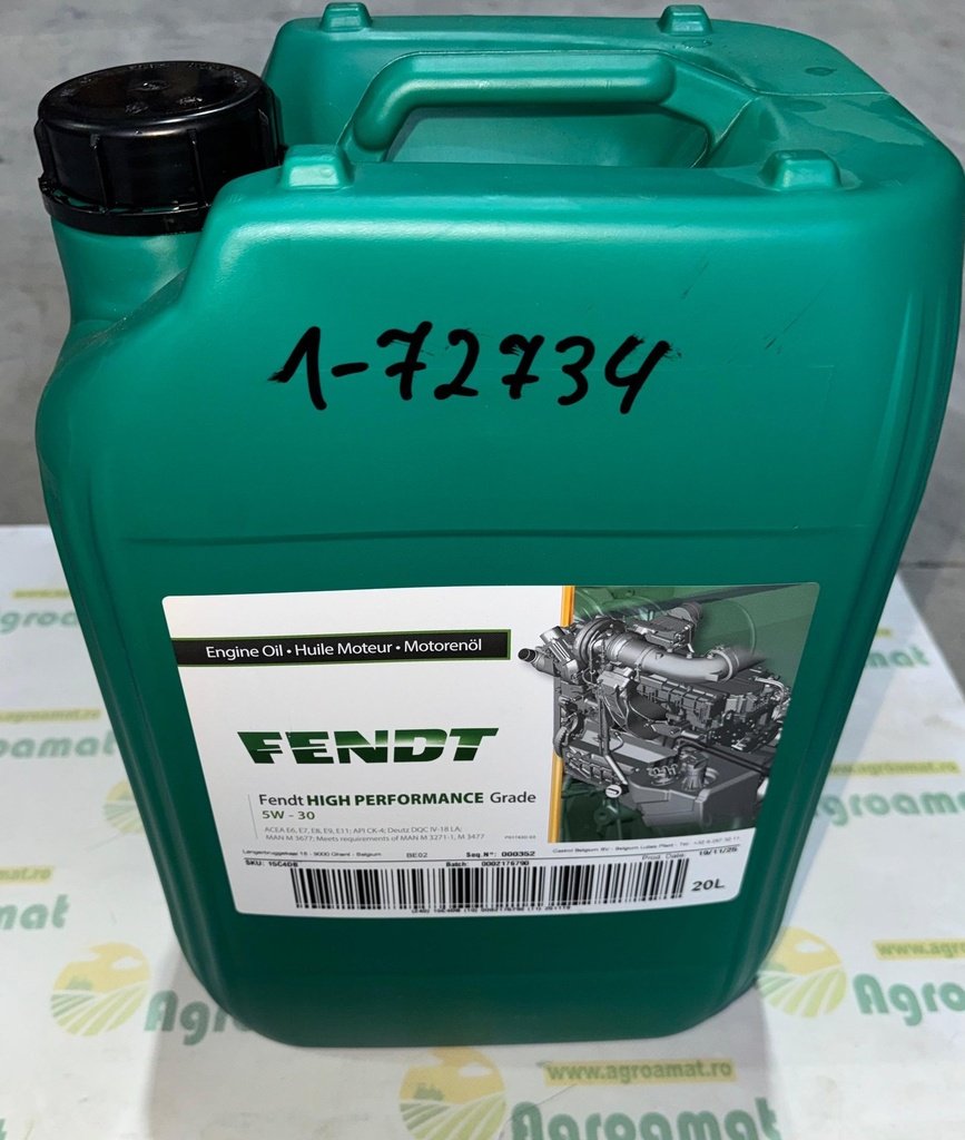 Ulei Motor Fendt High Performance Grade 5W-30 20L