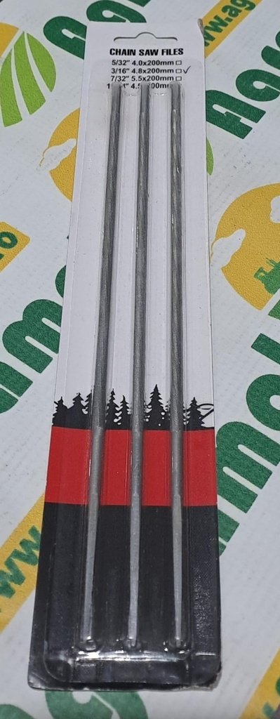 Set 3 Pile Ascutit Lant Drujba 4.8x200mm 