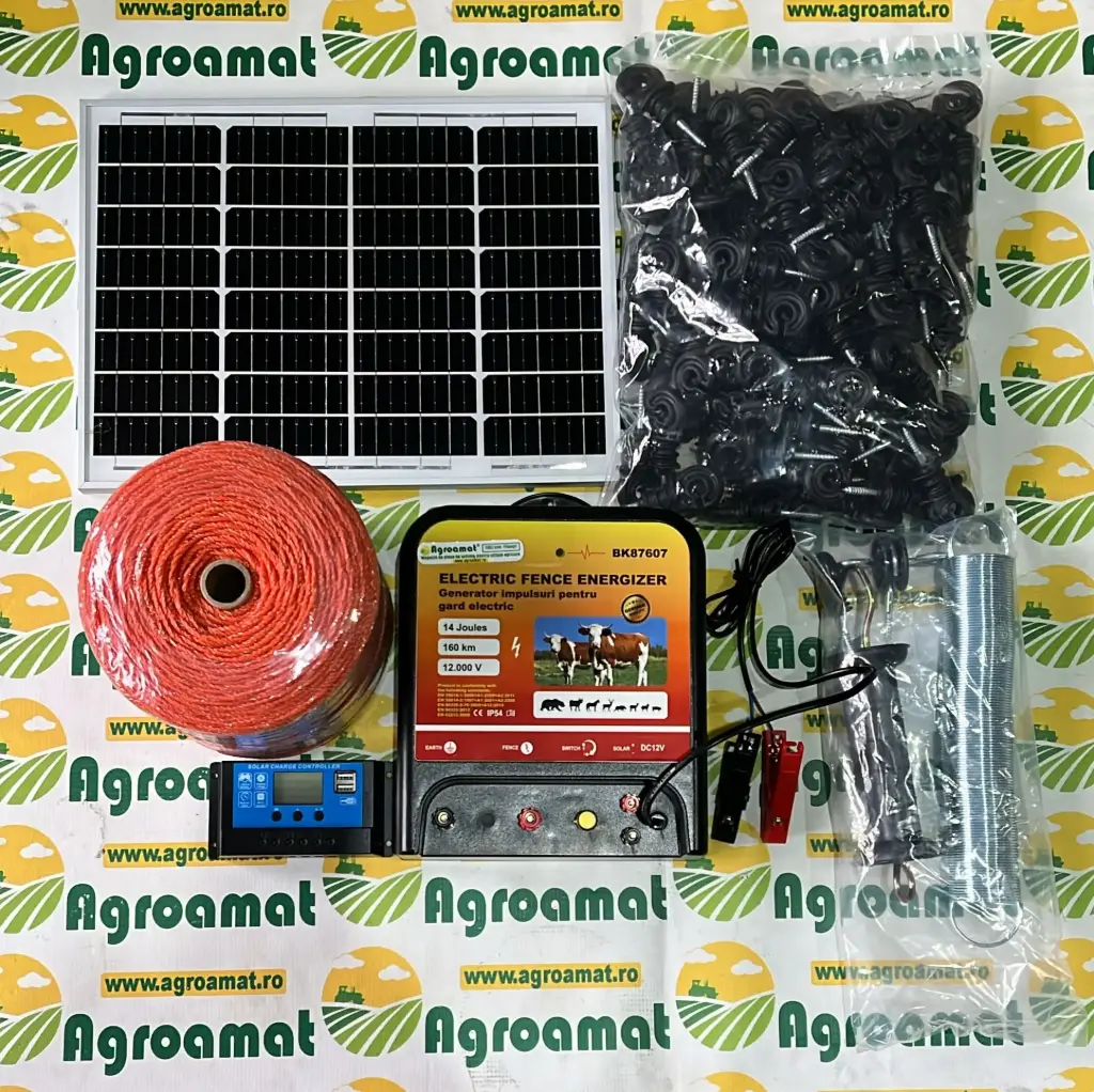  Kit Gard Electric 12V. 14J. Panou 20W Fir 1000M.