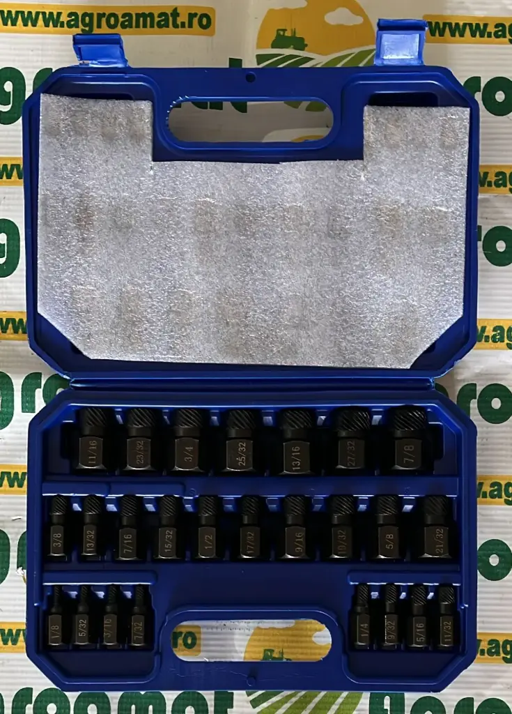 Kit de Extractie a Suruburilor 25 piese