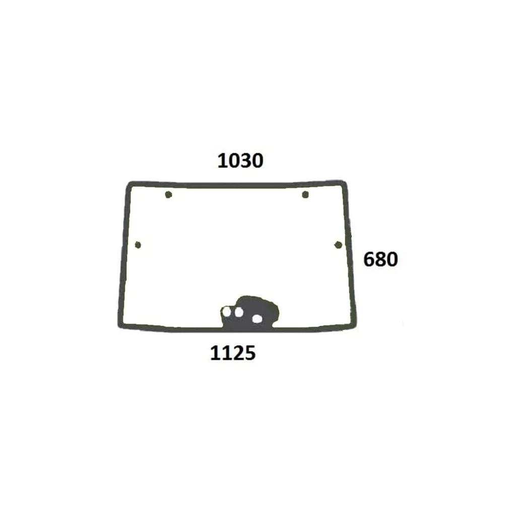 Geam față superior 00150354010N