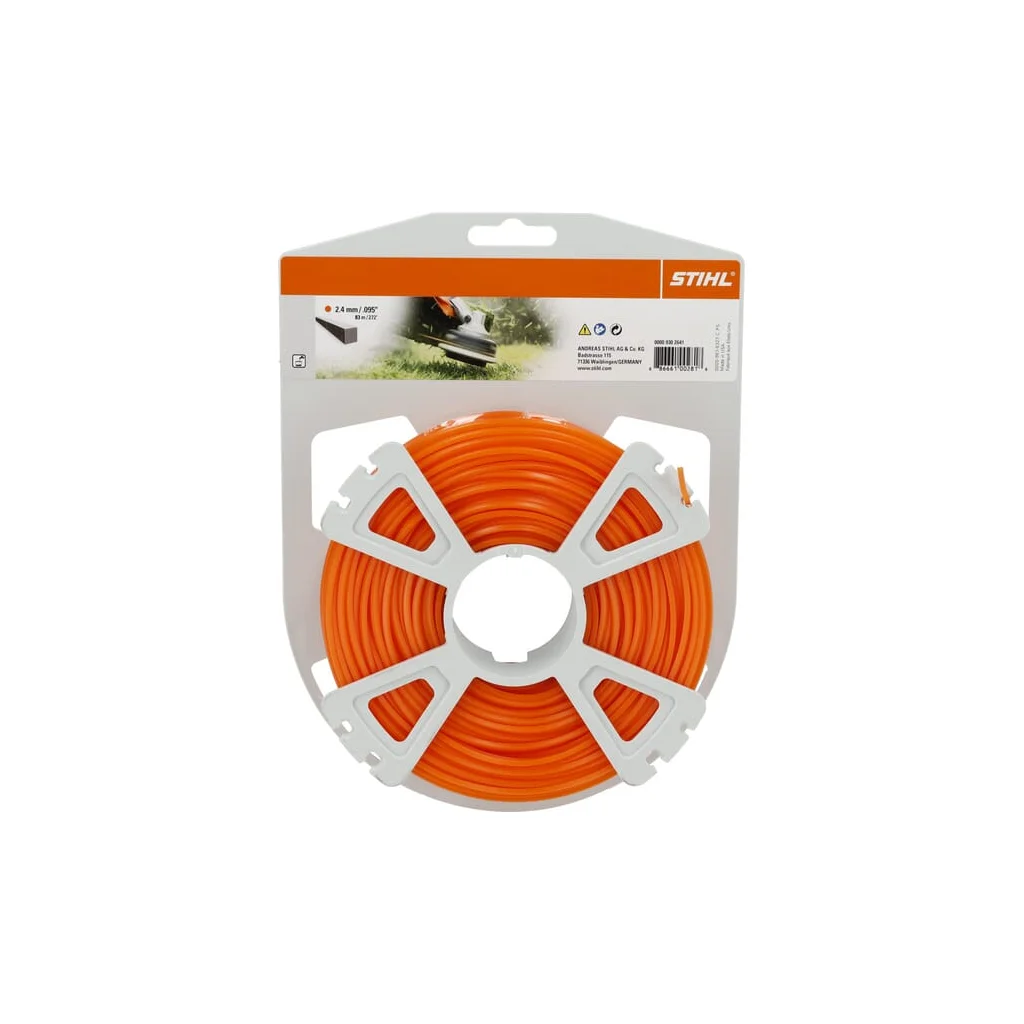 Fir de tăiere pătrat Ø 2,4 mm x 83,0 m 00009302641