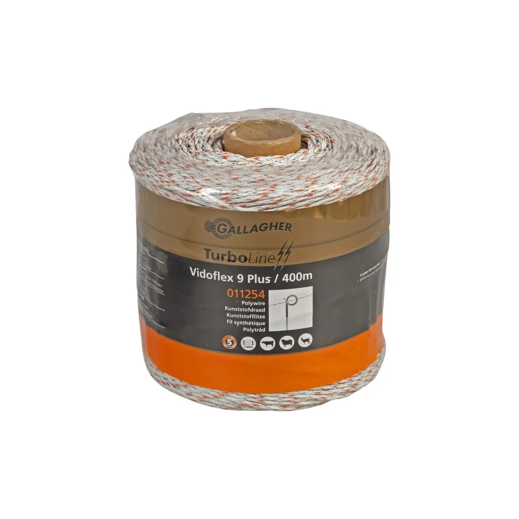 Cablu alb pentru gard 400m Vidoflex 9 011254GAL