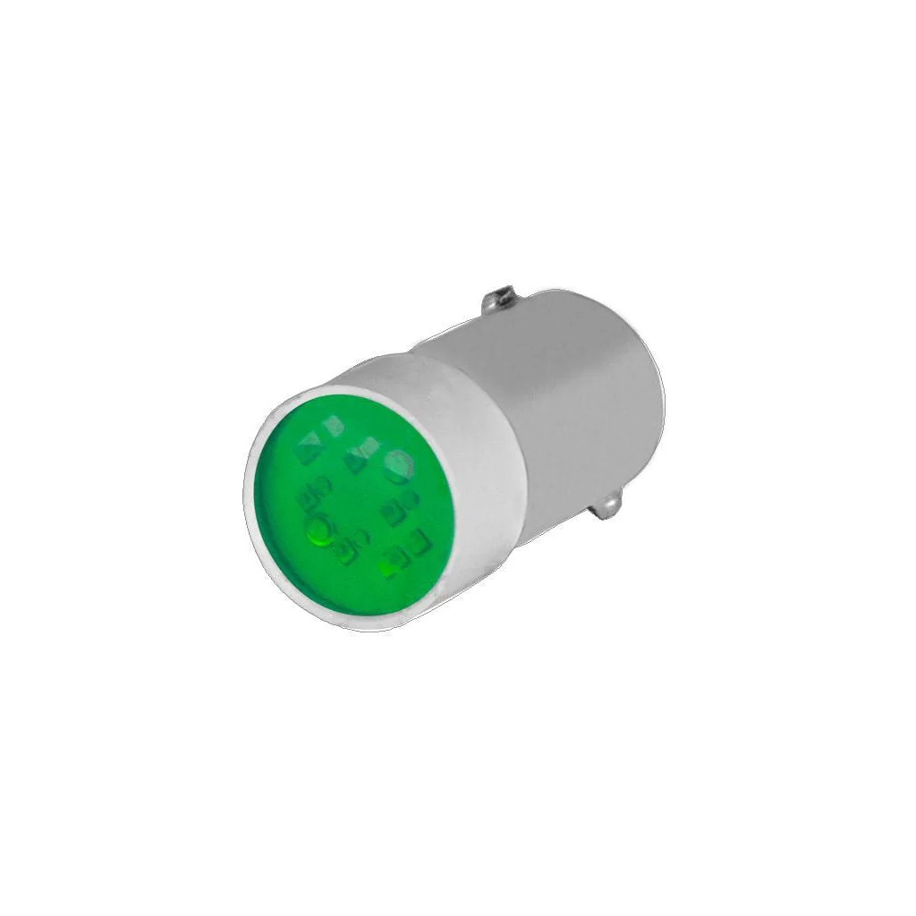 Bec led BA9s 240V verde New-Elfin 010BA9SLV220