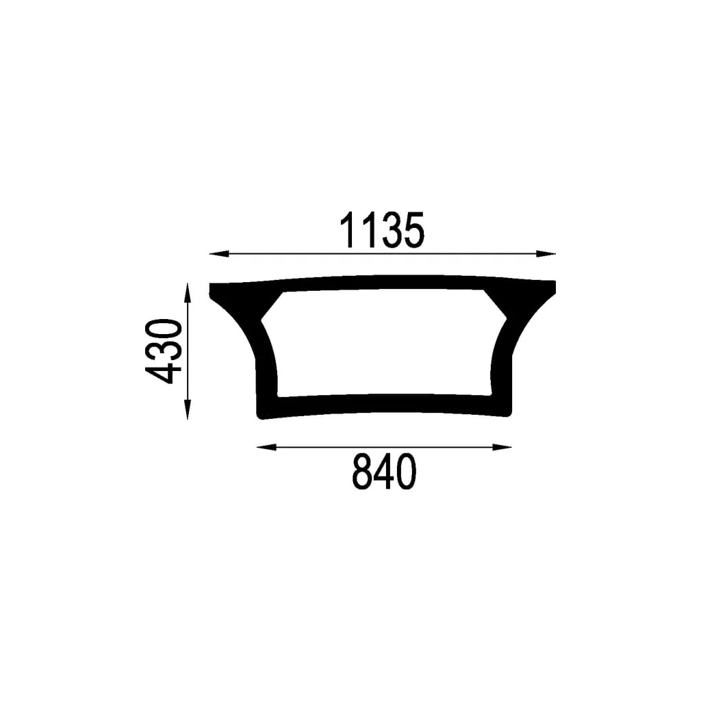 Geam spate inferior 01052100N