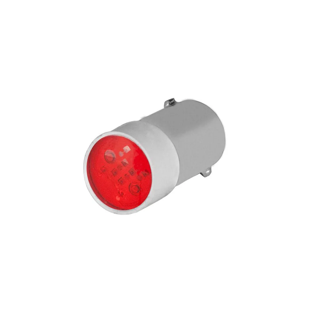 Bec led BA9s 24V roșu New-Elfin 010BA9SLR24