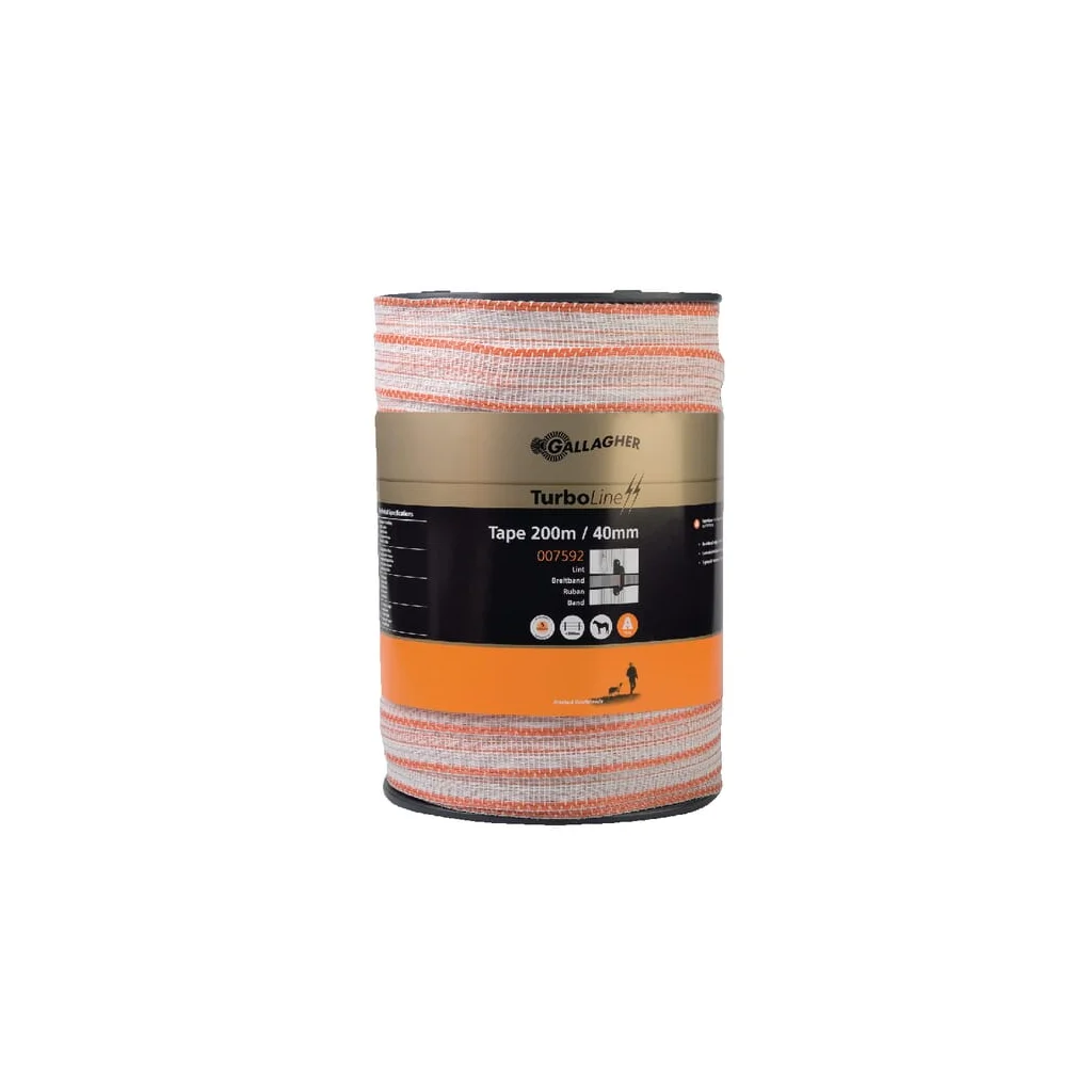 Bandă pentru gard 40mm 200m TurboLine 007592GAL