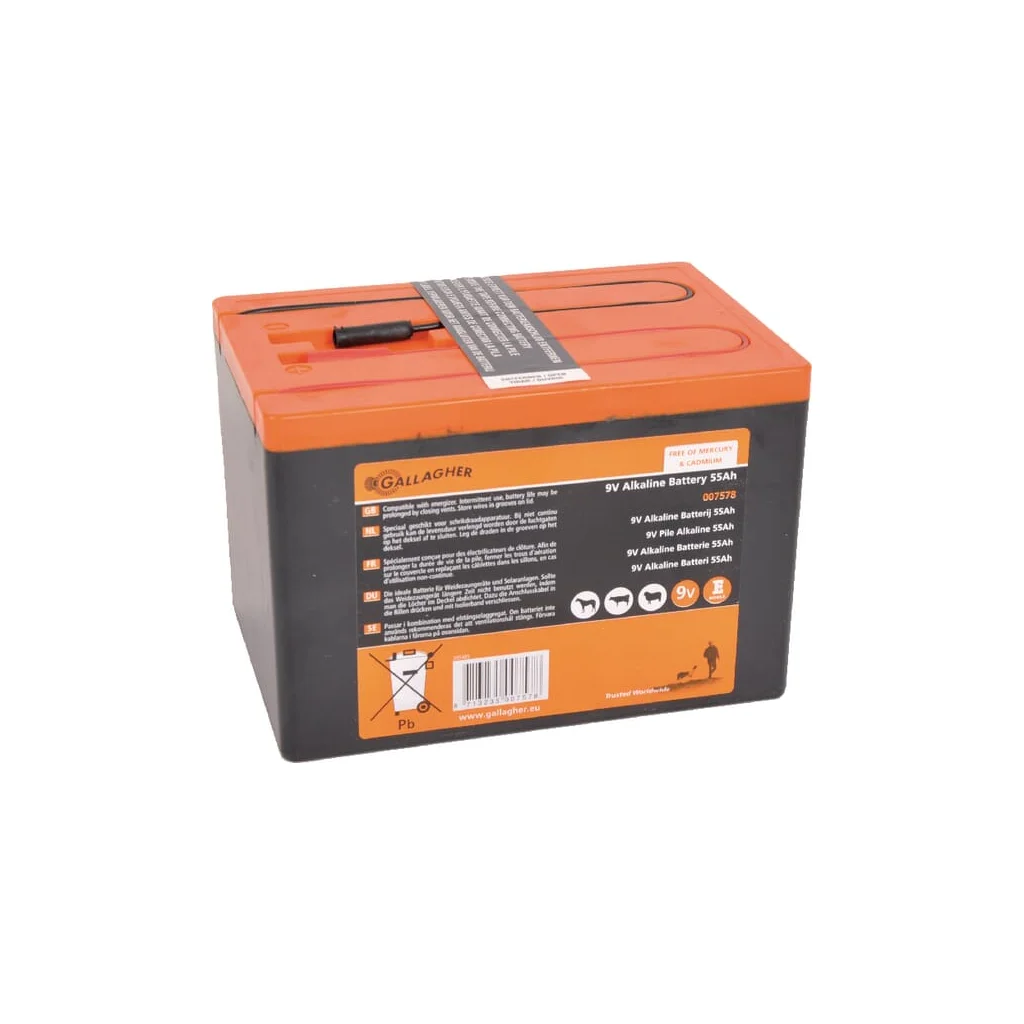 Baterie 9V 55Ah Gallagher 007578GAL