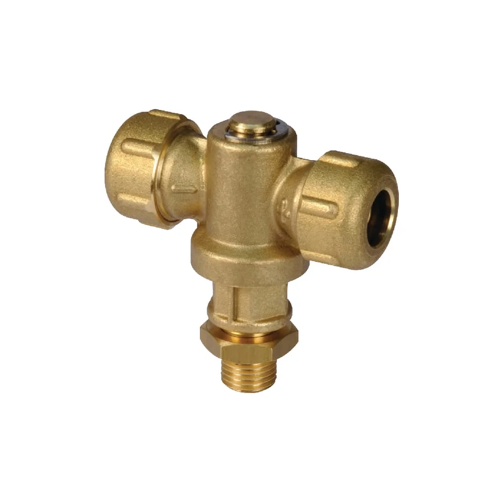 Corp duze 2 capete alamă 1/4" tată 0058320900