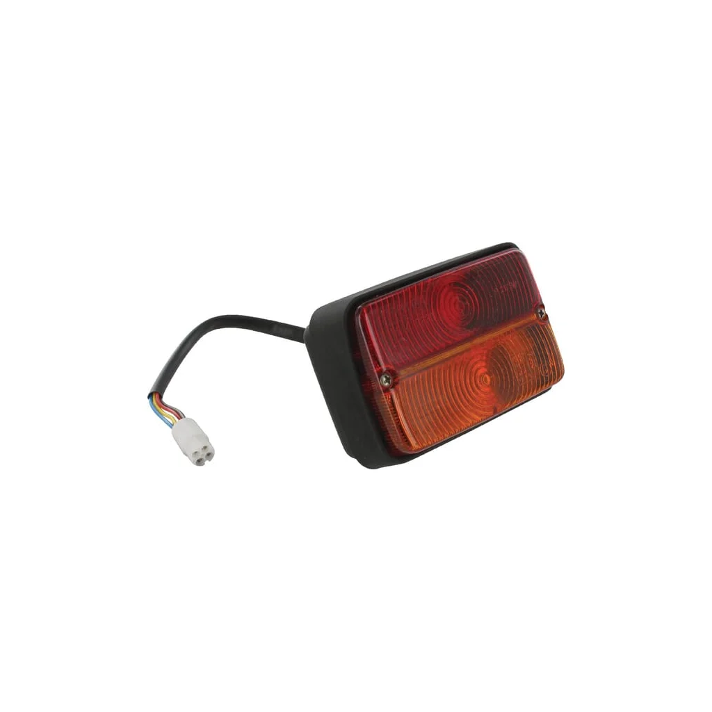 Lumină spate rectangulară, galben/roșu, Cobo 0213010000