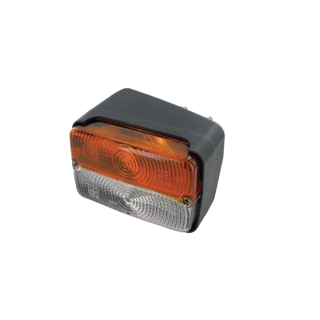 Lumină de direcție și poziție LH Halogen, față, rectangulară, 12V, chihlimbar/transparent, prindere cu șurub, Cobo 03394000