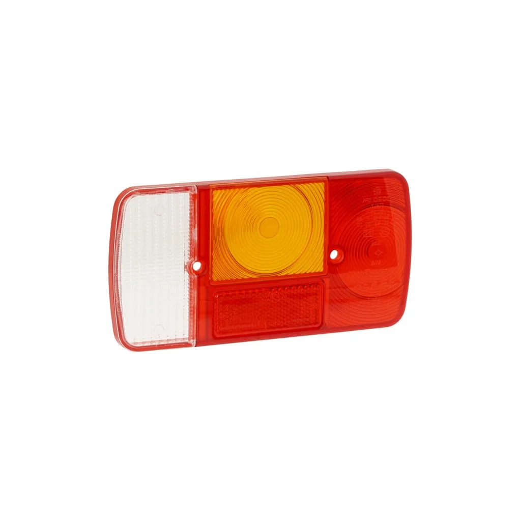 Lentile lampă, transparent/roșu/chihlimbar, dreptunghiulară spate/stânga Cobo 02987200
