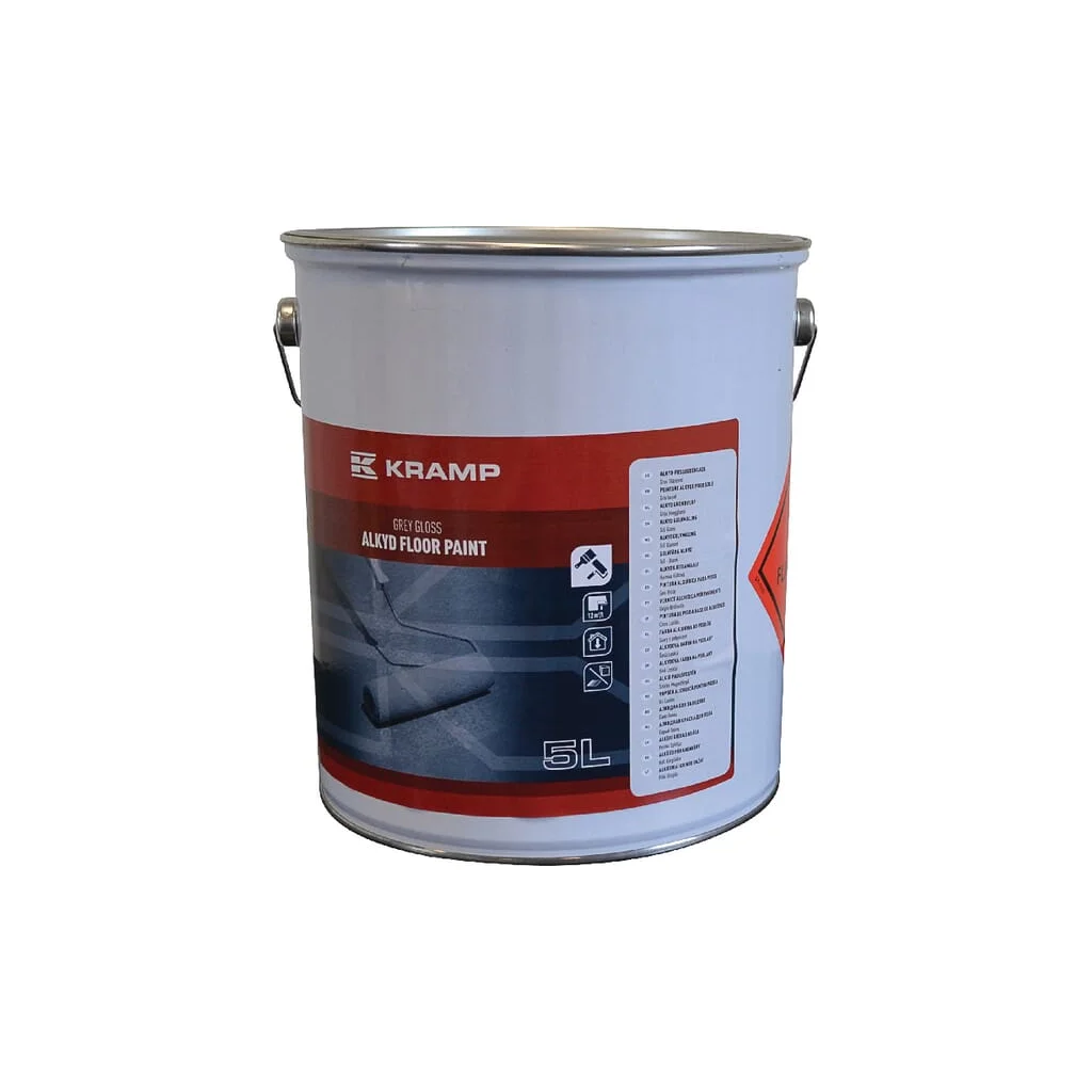 Vopsea pentru pardoseli gri 5l 015215622508BKR