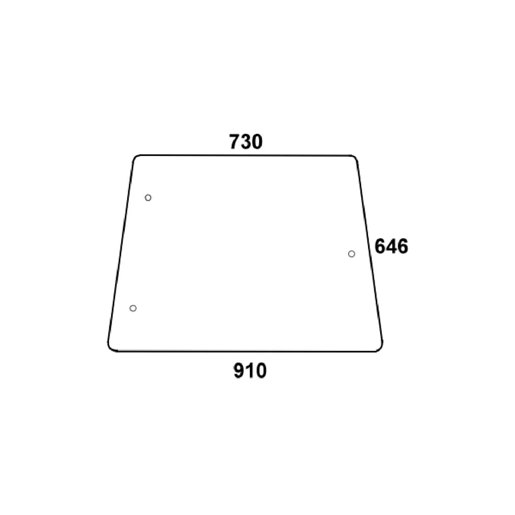 Geam lateral dreapta 04363399N