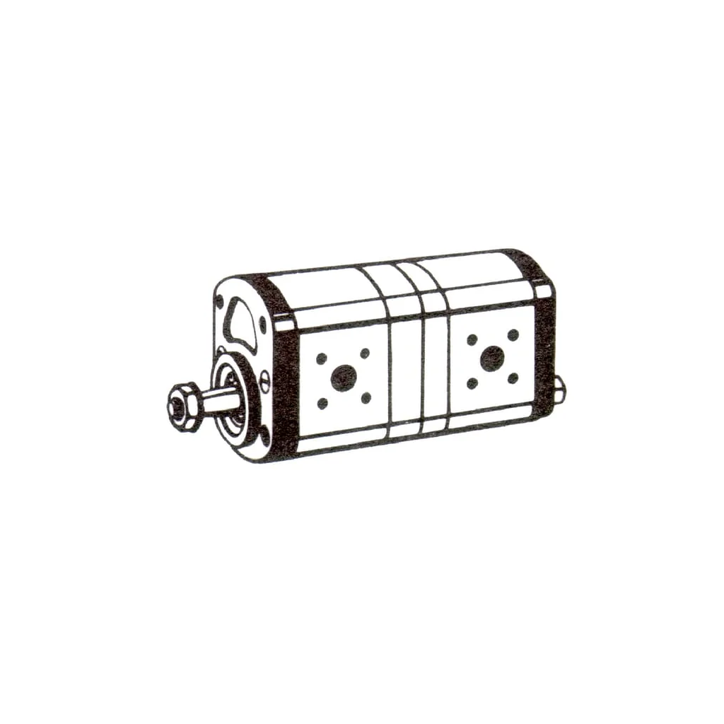 Pompă hidraulică 14+11 cc Bosch Rexroth 0510555306