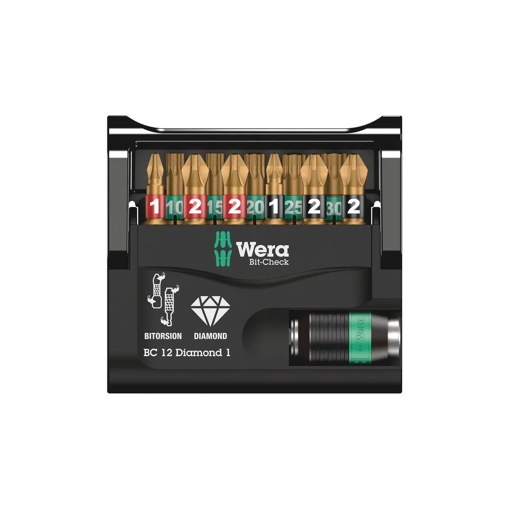 Set de biți 12 bucăți 05057421001WERA