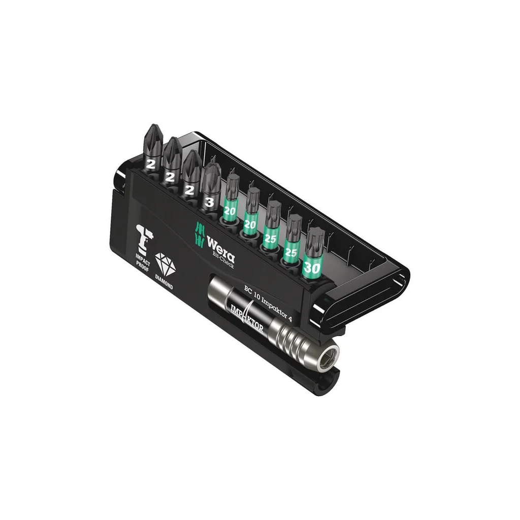 Set de biți 10 bucăți 05057417001WERA
