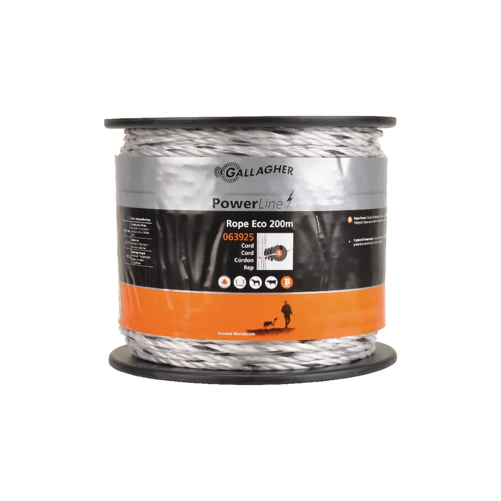 Cablu alb pentru gard 200m PowerLine Eco 063925GAL