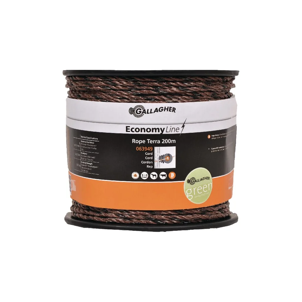 Cablu pentru gard 200m PowerLine Eco Terra 063949GAL
