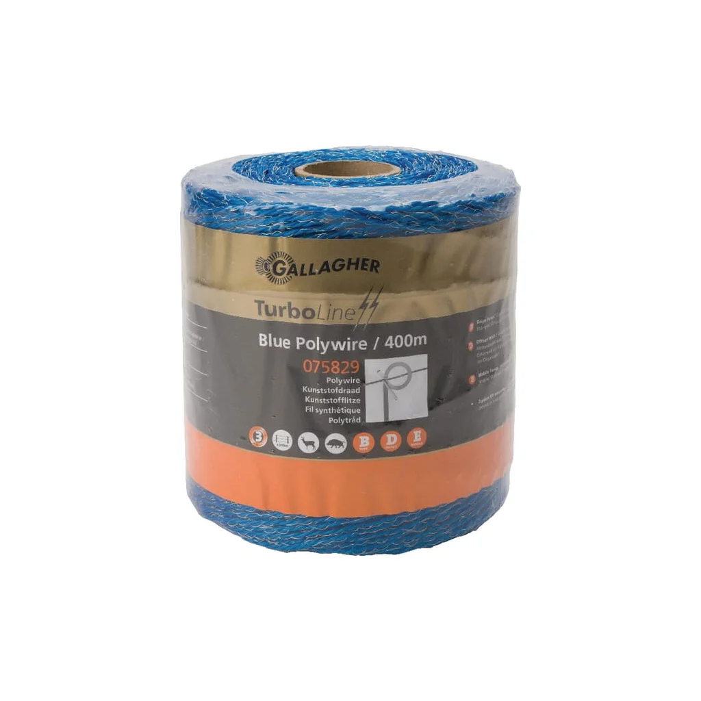 Cablu albastru pentru gard 400m 075829GAL