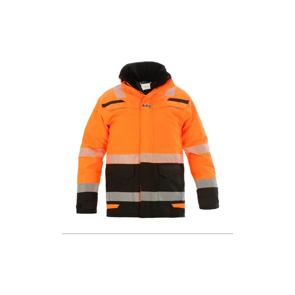 Jachetă Parka reflectorizantă Hi-vis portocalie/neagră M EU:50 RS Line Uddel Hydrowear 072398OBPM