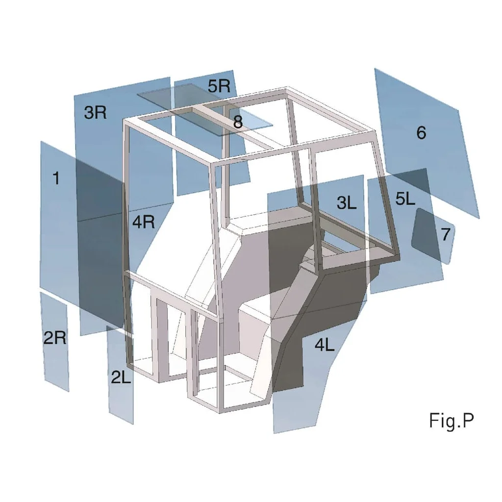 Geam spate superior 09234215020