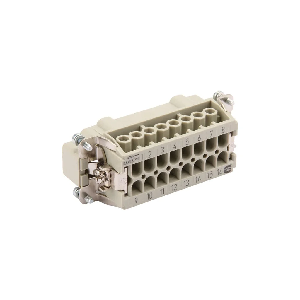 Inserție E 16P fixare cu șuruburi 1-16 09330162601