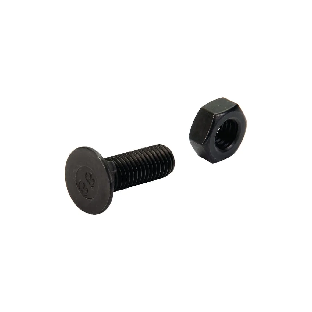 Șurub și piuliță de plug M10x30, 1 Nib DIN604 8.8 10301N