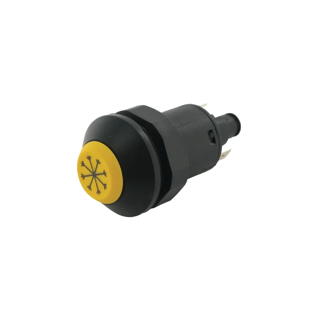 Comutator tip buton aer condiționat rotund galben 11110360PN