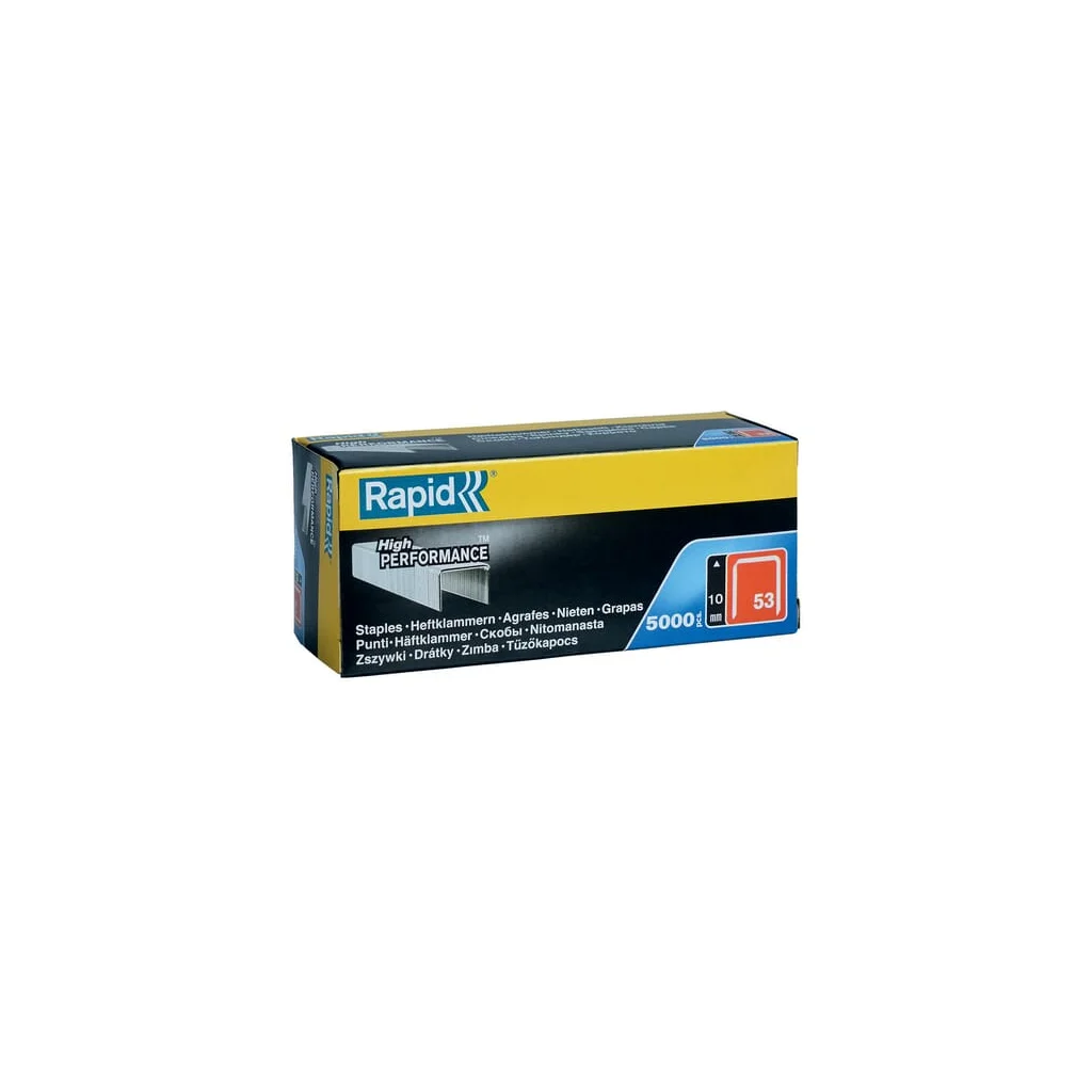 Capse Rapid 53/10mm galvanizate, 5000 buc 11858810