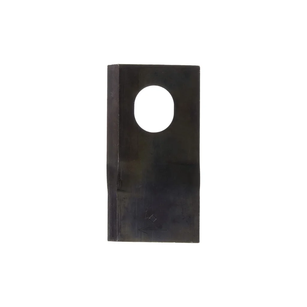 Lamă cositoare dreapta 92x48x4mm orificiu 24x20mm oval pachet 25 buc. potrivită pentru Kongskilde JF/Stoll 13800022KR