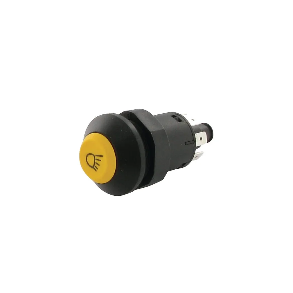 Comutator tip buton lumini de lucru rotund galben 11175260PN