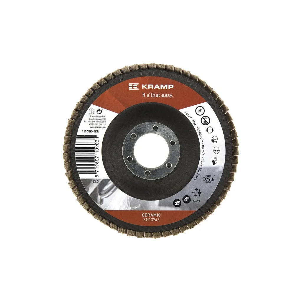 Disc lamelar ceramică 115mm K40 115CEK40KR