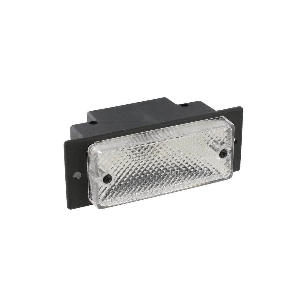 Lumină marșarier rectangulară, 12/24V, transparentă, cu șuruburi, 106x69mm, Jokon 136010010