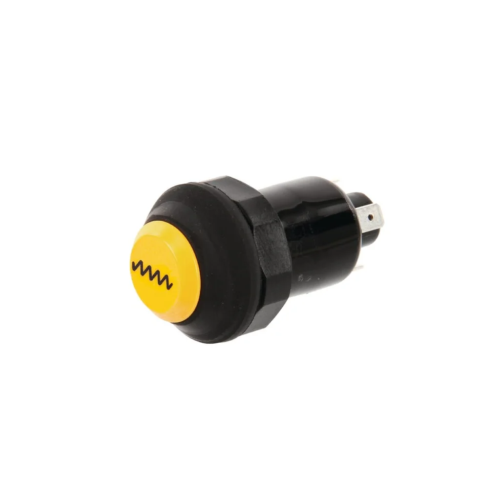 Comutator tip buton vibrație rotund galben 11135080PN