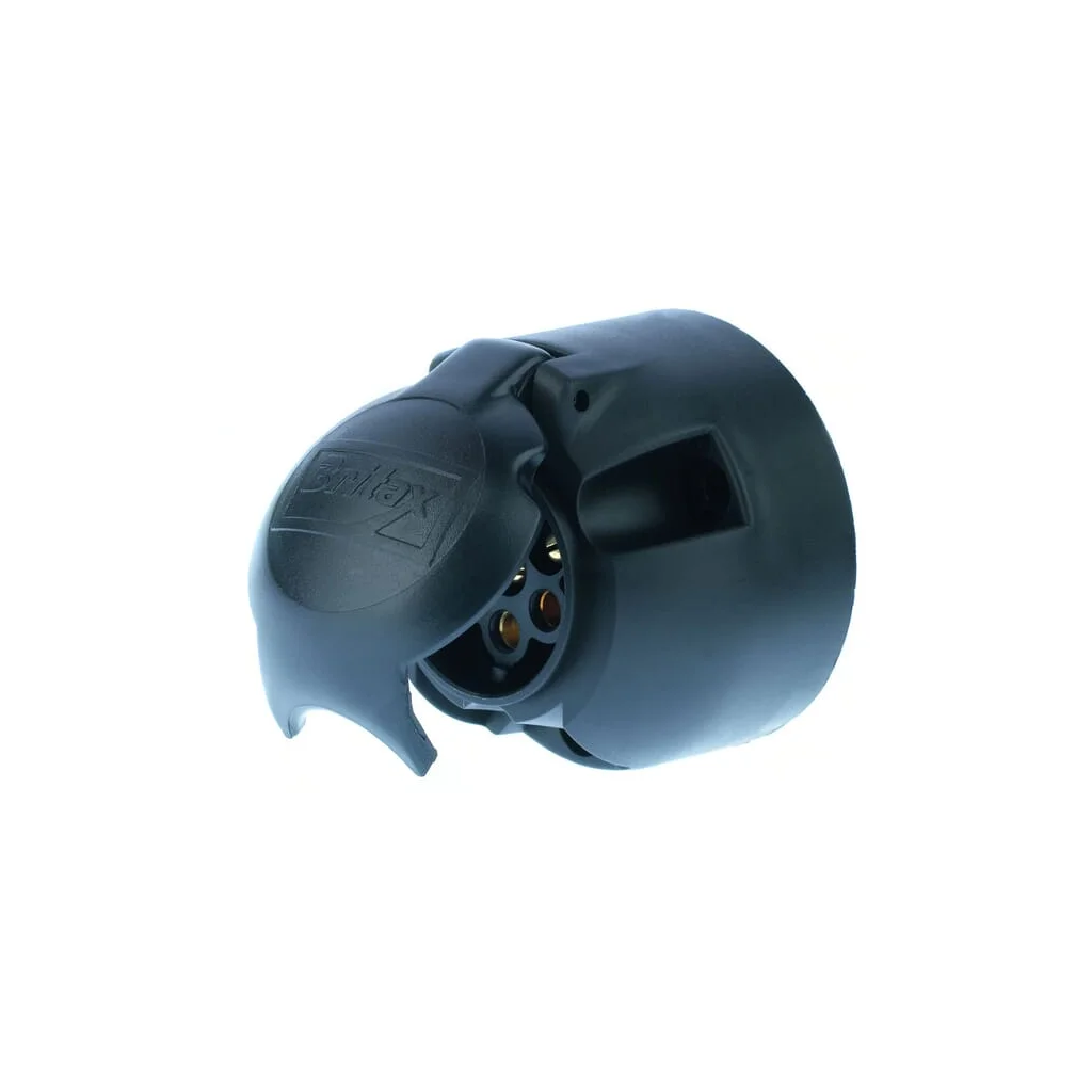 Soclu din plastic negru, 7 poli 1409801